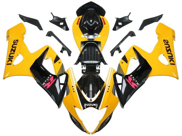 Verkleidungen 2005-2006 Suzuki GSXR 1000 Gelb &amp; Schwarz GSXR Racing Generic