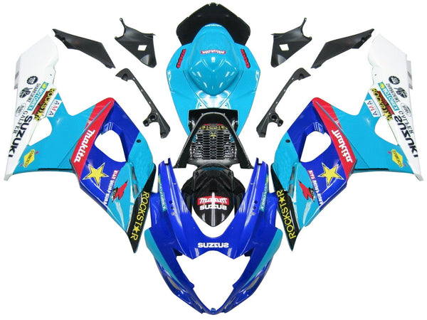 Fairings 2005-2006 Suzuki GSXR 1000 Blue Rockstar Makita GSXR Racing Generic