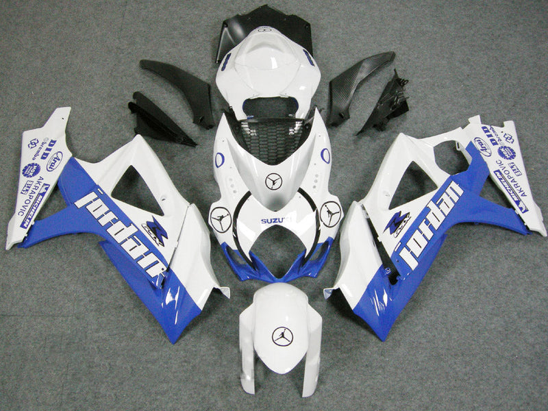 Owiewki 2007-2008 Suzuki GSXR 1000 biało-niebieskie Jordan Racing Generic