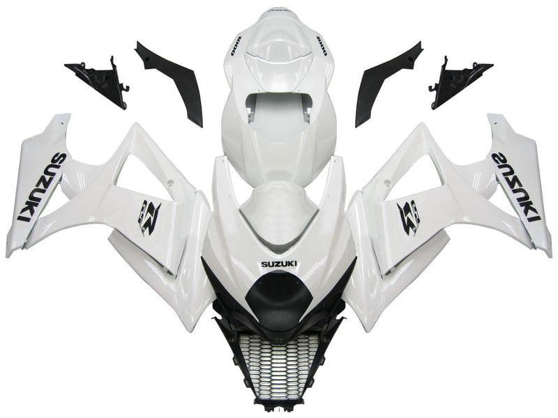 Fairings 2007-2008 Suzuki GSXR 1000 White GSXR Generic