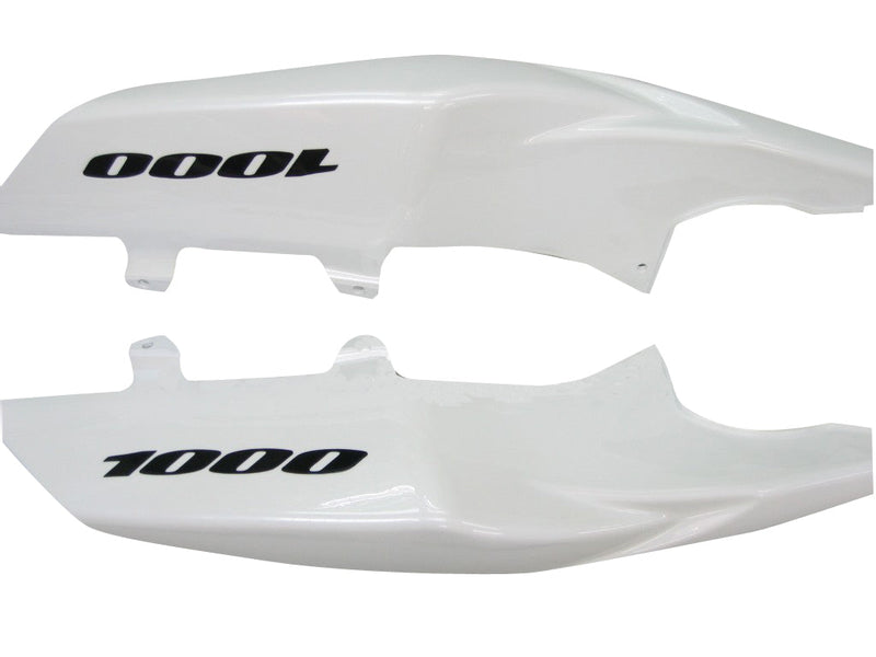 For GSXR1000 2007-2008 Bodywork Fairing White ABS Injection Molded Plastics Set