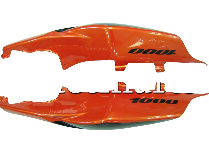 Fairings 2007-2008 Suzuki GSXR 1000 Orange Metallic & Black Jordan Generic