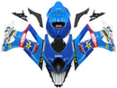 Carenagens 2007-2008 Suzuki GSXR 1000 Azul Rockstar Racing Genérico