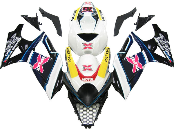 Fairings 2007-2008 Suzuki GSXR 1000 Multi-Color Brux Racing Generic