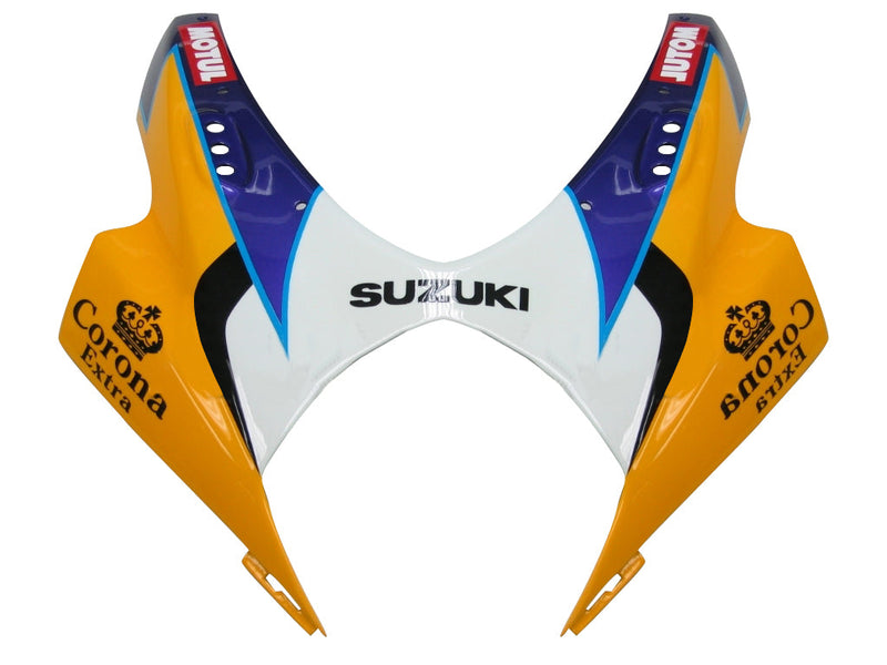 Fairings 2007-2008 Suzuki GSXR 1000 Gul Blå Alstare Corona Racing Generisk