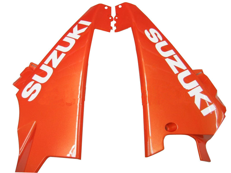 Carenados 2007-2008 Suzuki GSXR 1000 Negro y Naranja Oro Llama Genérico