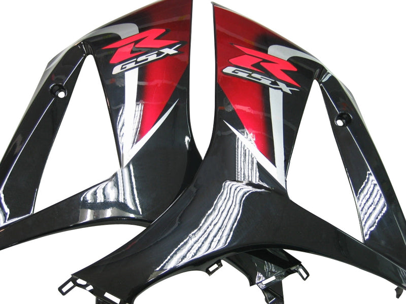 Fairings 2007-2008 Suzuki GSXR 1000 Red Cherry & Black GSXR Generic