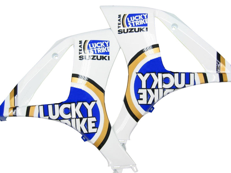 Owiewki 2007-2008 Suzuki GSXR 1000 biało-niebieskie Lucky Strike Generic