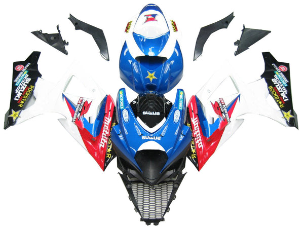 Fairings 2007-2008 Suzuki GSXR 1000 Blå Rød Hvit Makita Racing Generisk