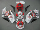 Carenagens 2007-2008 Suzuki GSXR 1000 Branco e Vermelho Lucky Strike Racing Genérico