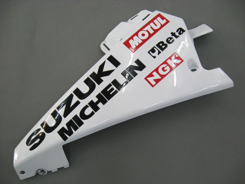 Fairings 2007-2008 Suzuki GSXR 1000 White & Red Lucky Strike Generic