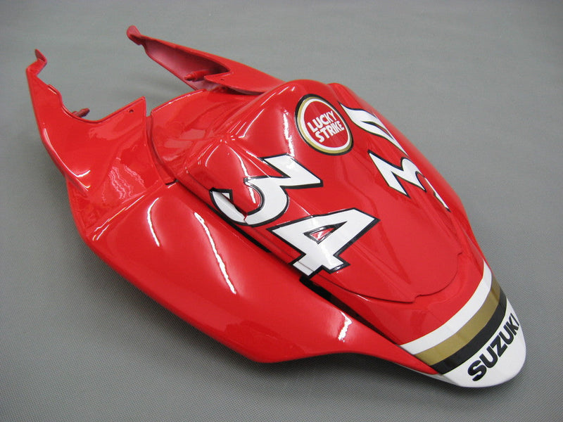 Fairings 2007-2008 Suzuki GSXR 1000 White & Red Lucky Strike Racing Generic