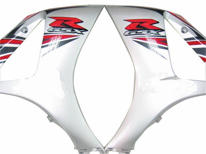 Fairings 2007-2008 Suzuki GSXR 1000 Silver and Red GSXR Racing Generic