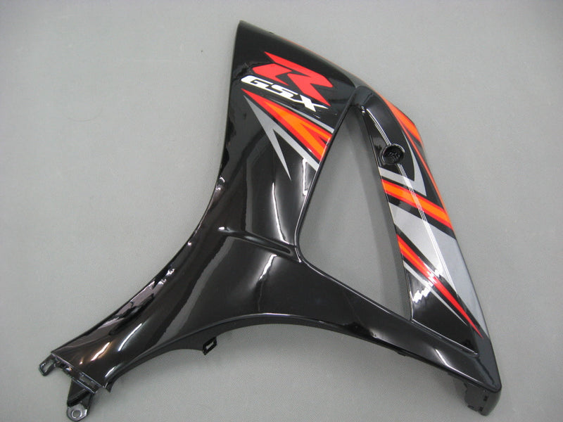 Fairings 2007-2008 Suzuki GSXR 1000 Black & Orange GSXR Racing Generic