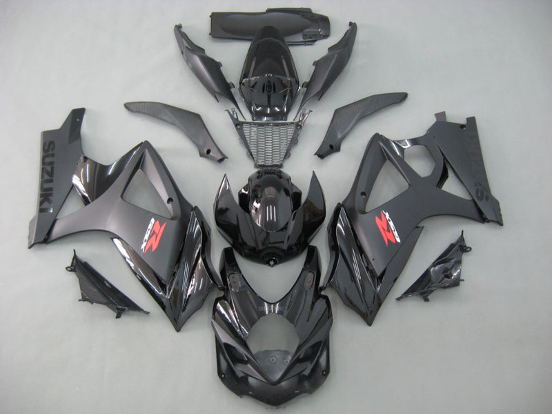 Verkleidungen 2007-2008 Suzuki GSXR 1000 All Black GSXR Racing Generic