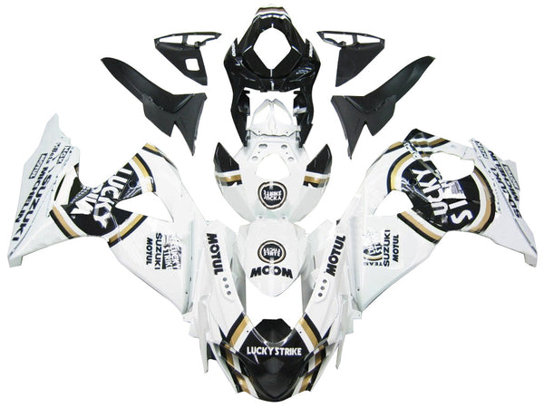 Valaisimet 2009-2016 Suzuki GSXR 1000 White Black Gold Lucky Strike Racing Generic