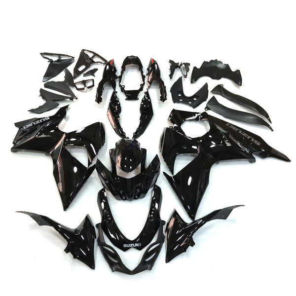 Carenados 2009-2016 Suzuki GSXR 1000 Todo Negro GSXR Genérico