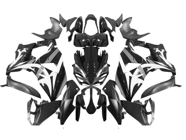 Carenados 2009-2016 Suzuki GSXR 1000 Negro y Blanco Tribal Genérico