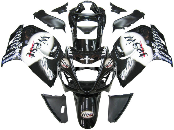 Kotelot 2008-2020 Suzuki GSX 1300 Hayabusa Black WEST Generic