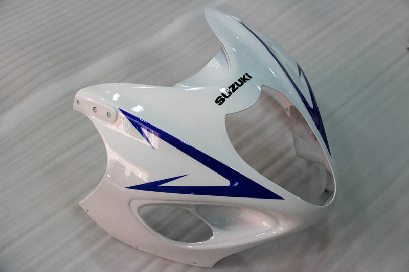 Fairings 2008-2020 Suzuki GSX 1300 Hayabusa Hvit Grå Blå Generisk