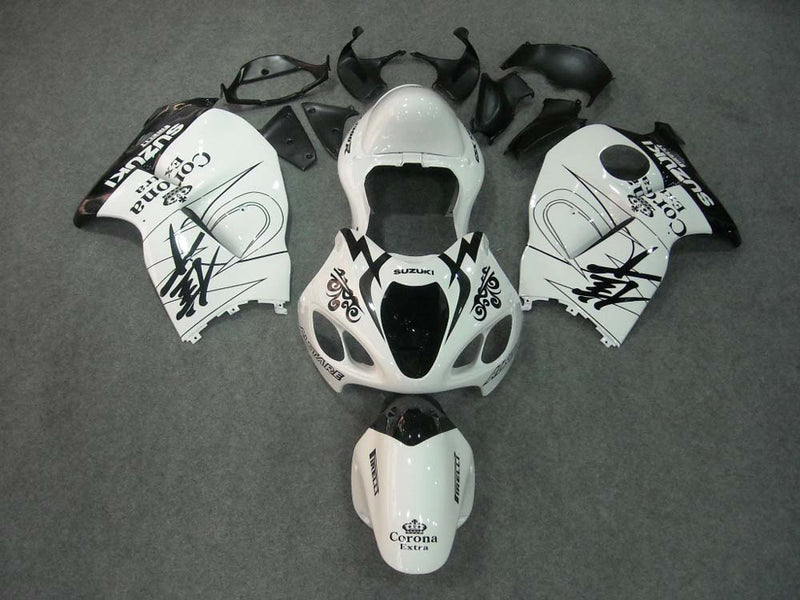 Verkleidungen 1999-2007 Suzuki GSX1300 Hayabusa White Alstare Corona Racing Generic