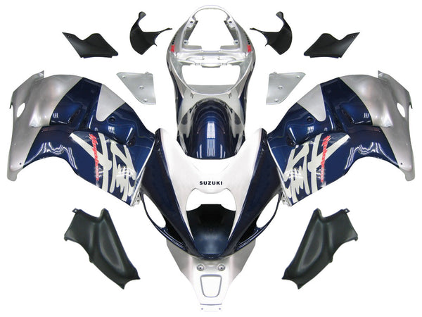 Fairings 1999-2007 Suzuki GSX1300 Hayabusa blå og sølv Hayabusa generisk