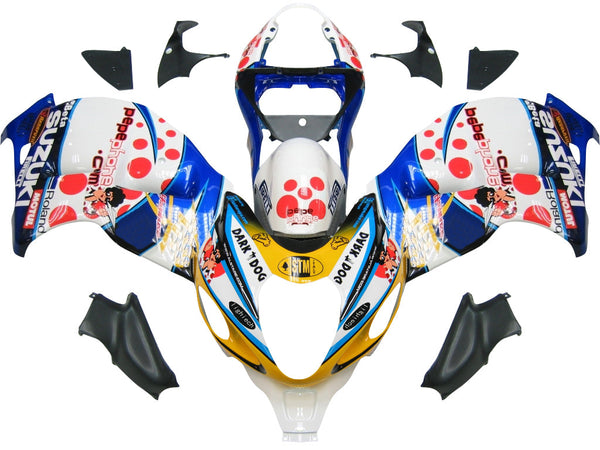 Owiewki 1999-2007 Suzuki GSX1300 Hayabusa Multi-Color Pepephone Racing Generic