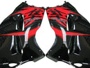 Carenagens 1999-2007 Suzuki GSX1300 Hayabusa Preto e Vermelho Hayabusa Racing Genérico