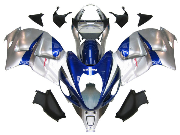 Fairings 1999-2007 Suzuki GSX1300 Hayabusa Sølv og Blå Hayabusa Generic