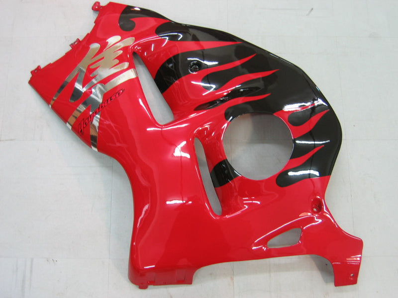 Carenados 1999-2007 Suzuki GSX1300 Hayabusa Rojo y Negro Hayabusa Genérico