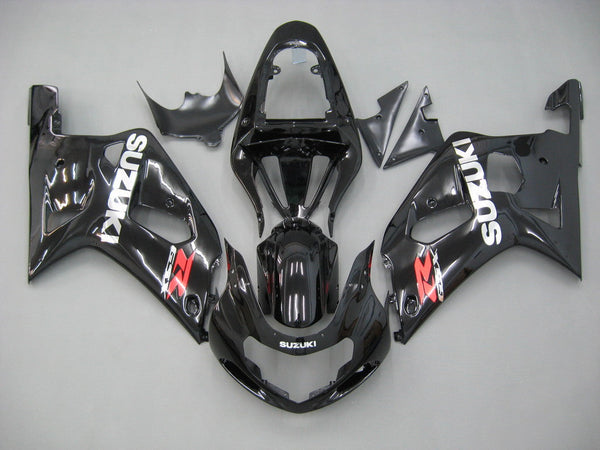 Fairings 2001-2003 Suzuki GSXR 600 Black Suzuki GSXR Racing Generic