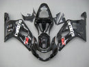 For GSXR600 2001-2003 Bodywork Fairing Black ABS Injection Molded Plastics Set