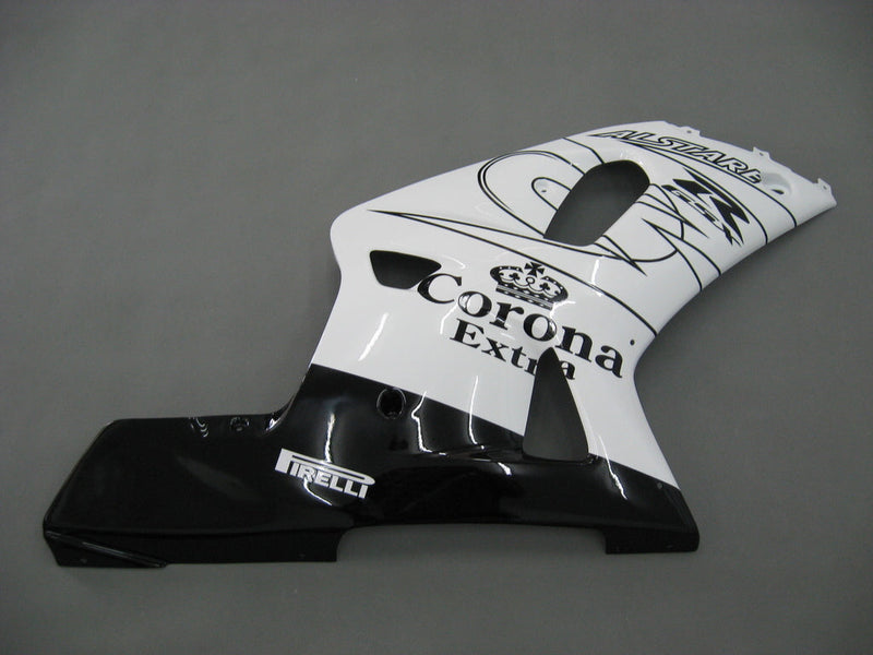 Carenados 2001-2003 Suzuki GSXR 600 Blanco Negro Alstare Corona GSXR Racing Generic