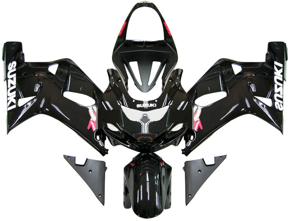 Fairings 2001-2003 Suzuki GSXR 600 Black GSXR Racing Generic