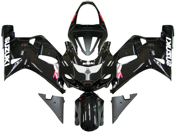 Fairings 2001-2003 Suzuki GSXR 600 Black GSXR Generic