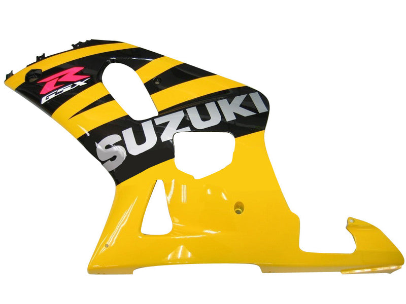 Carenagens 2001-2003 Suzuki GSXR 600 Amarelo Preto GSXR Genérico