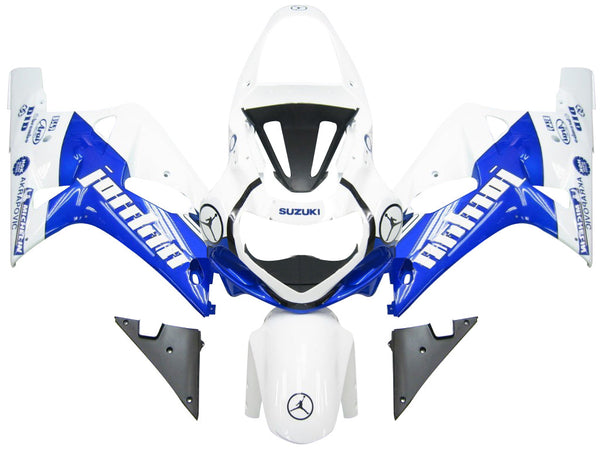 Carenagens 2001-2003 Suzuki GSXR 600 Branco Azul Jordan GSXR Racing Generic