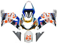 For GSXR600 2001-2003 Bodywork Fairing White ABS Injection Molded Plastics Set
