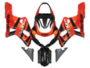 Carenagens 2001-2003 Suzuki GSXR 600 laranja metálico e preto GSXR Racing genérico
