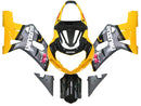 Fairings 2001-2003 Suzuki GSXR 600 Silver and Yellow GSXR Generic