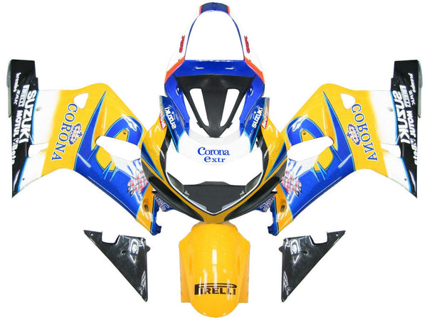 Fairings 2001-2003 Suzuki GSXR 600 Blue & Yellow Corona GSXR Generic