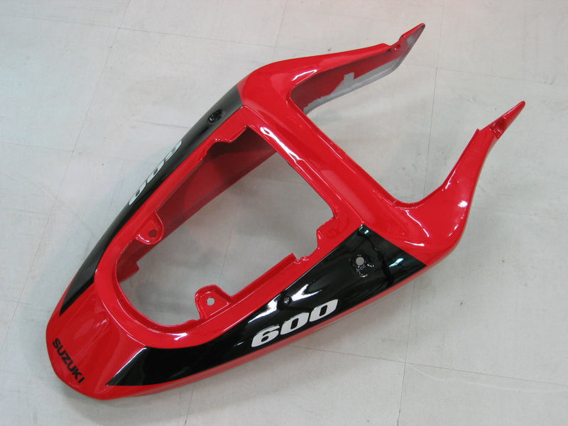 Carenagens 2001-2003 Suzuki GSXR 600 Prata Vermelho Preto GSXR Genérico