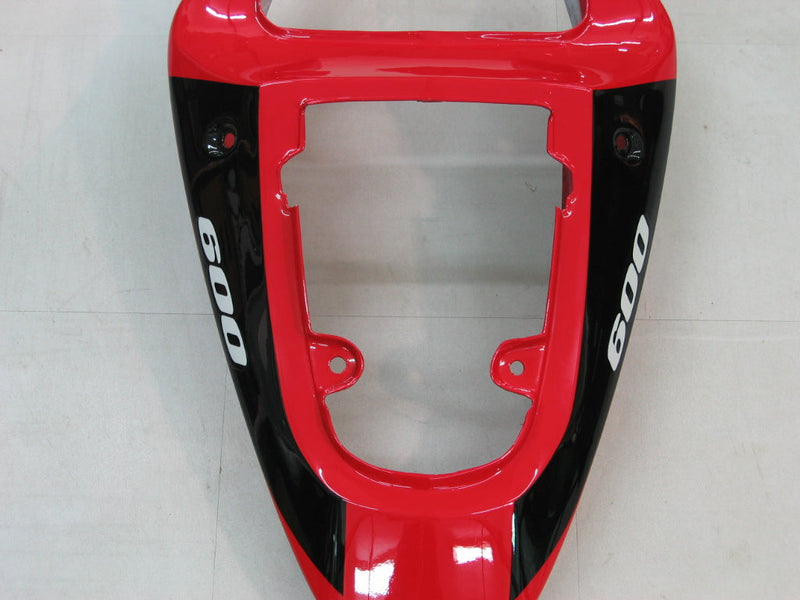 Carenagens 2001-2003 Suzuki GSXR 600 Prata Vermelho Preto GSXR Racing Generic