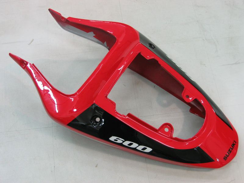 Carenagens 2001-2003 Suzuki GSXR 600 Prata Vermelho Preto GSXR Genérico