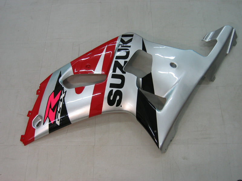 Fairings 2001-2003 Suzuki GSXR 600 Silver Röd Svart GSXR Generic