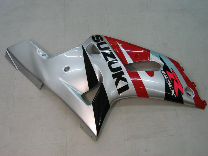 Fairings 2001-2003 Suzuki GSXR 600 Sølv Rød Svart GSXR Racing Generisk