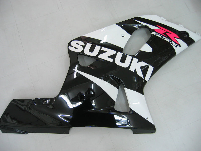 For GSXR600 2001-2003 Bodywork Fairing Black ABS Injection Molded Plastics Set