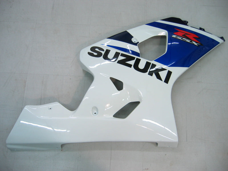 For GSXR 600/750 2004-2005 Bodywork Fairing Blue ABS Injection Molded Plastics Set