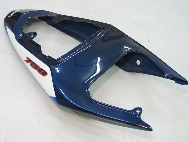 Carenados 2004-2005 Suzuki GSXR 600 750 Azul y Blanco GSXR Genérico