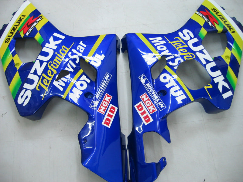 For GSXR 600/750 2004-2005 Bodywork Fairing Blue ABS Injection Molded Plastics Set